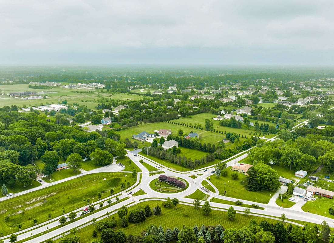 Tipton, IN - Homes and a Roundabout in Indiana